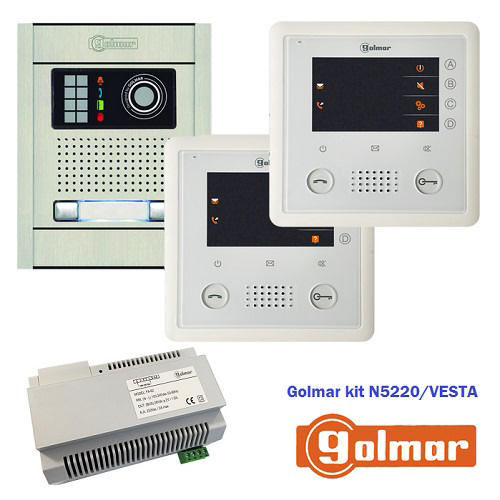 Golmar N5110 Vesta Video Kit Golmar N5220 Video Kit