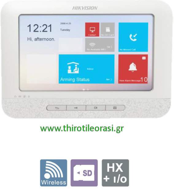 hikvision DS-KH6310-W θυροτηλεοραση ip monitor hikvision DS-KH6310-W