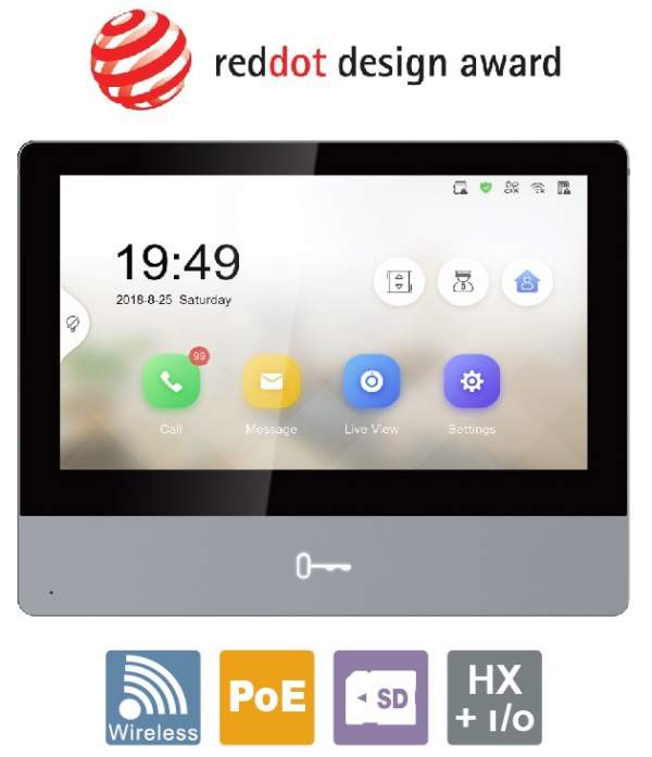 Μόνιτορ HIKVISION DS-KH8350-WTE1 Hikvision DS-KH8350-WTE1 Hikvision Οθόνη Θυροτηλεόρας