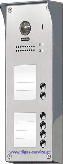 xvox_v tech frcsn6/id xvox v-tech Επίτοιχη Μπουτονιέρα Θυροτηλεόρασης με card reader